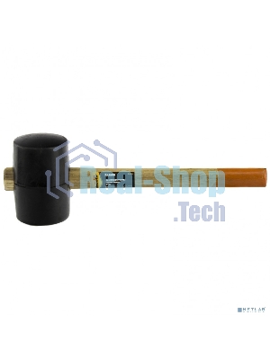 Киянка резиновая Sparta 910 г, черная резина, деревянная рукоятка