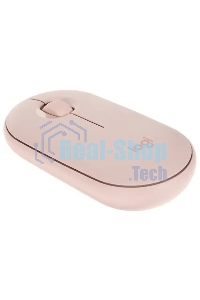 Мышь беспроводная Logitech Pebble M350 розовый, 1000 dpi, радиоканал, Bluetooth, USB, кнопки - 3