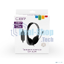 Гарнитура проводная CBR CHP 353M Black, проводная стерео, микрофон с шумоподавл., USB, регул. оголовья, длина кабеля 2,2 м, черный