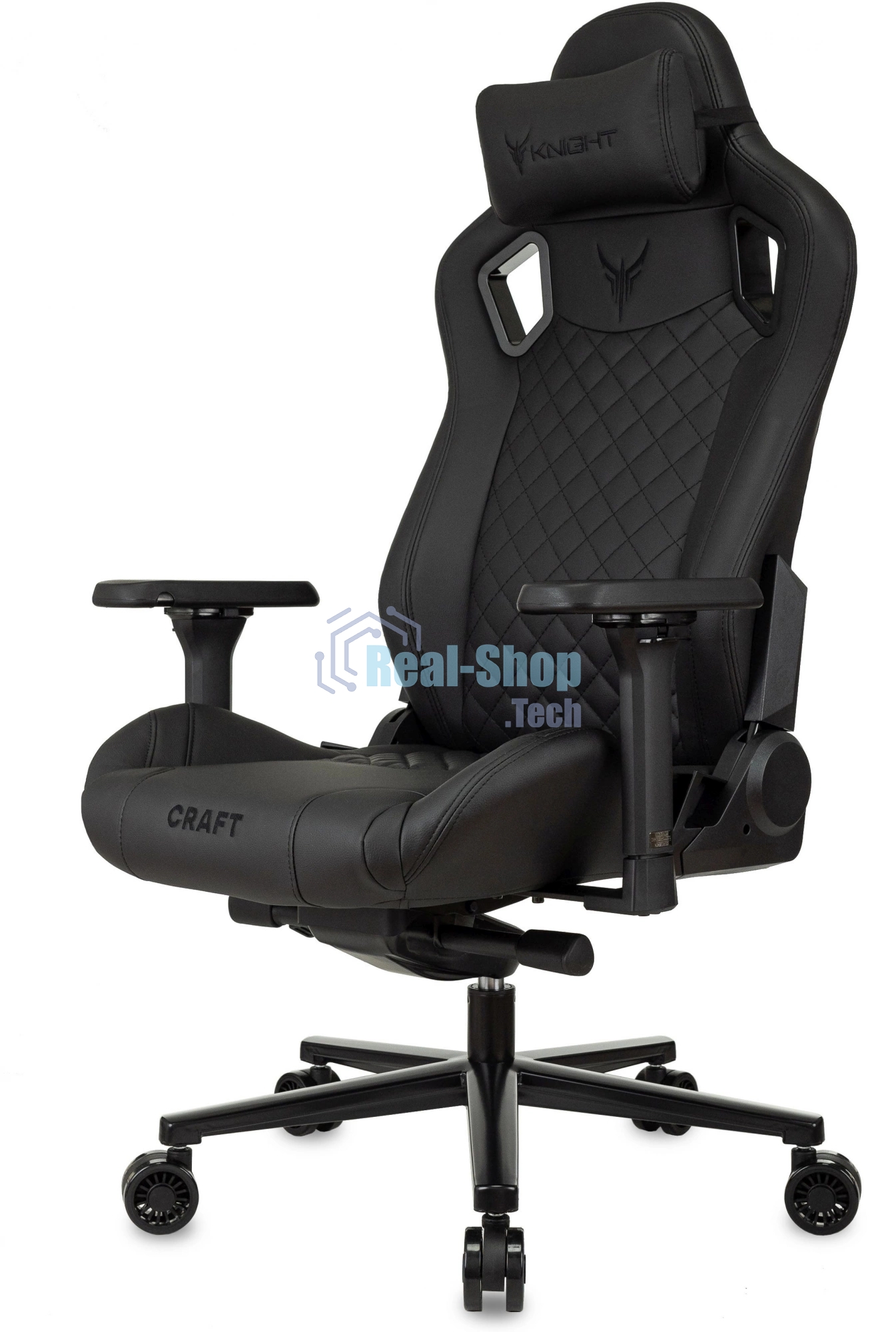 Кресло игровое Knight Craft черный