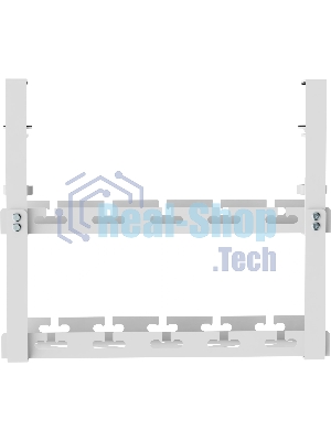 Кабель-канал Cactus CS-CM-400-2WT для столов 40x13.4x34.2 см белый