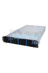 Серверная платформа ASUS RS720-E11-RS12U, 2U, 2 x LGA4677, 32 DIMM DDR5, 12=8 x NVMe/SAS*/SATA + 4 NVMe/SATA hs, 2 x M.2 slot, 2 x 10Gbe (X710) RJ45 port,Up to 8 slots PCIe 5.0, 1 x OCP 3.0, 1+1 1600W