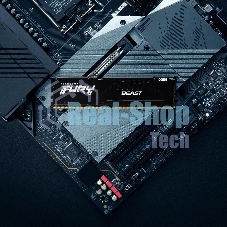 Оперативная память Kingston Fury Beast, DDR5, 32GB (1x32GB), 6000MHz, CL30, DIMM, с радиатором, черный