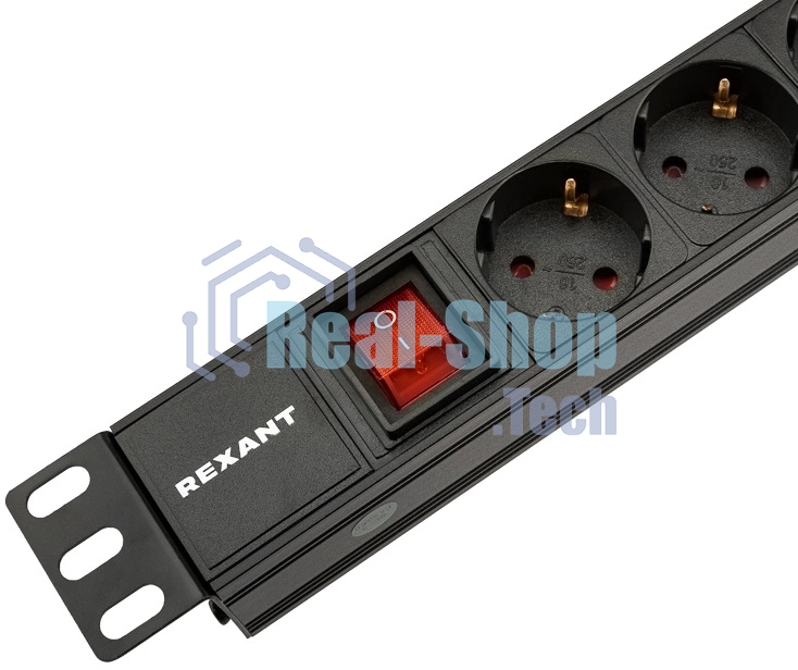 Блок распределения питания Rexant для 19