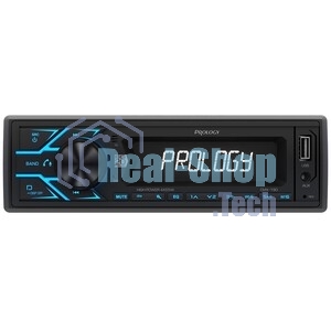 Автомагнитола Prology CMX-190, 1 DIN, Bluetooth, USB Type-A, AUX, пульт ДУ