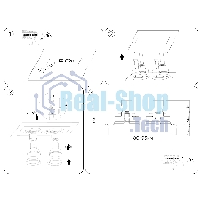 Светильник Ambrella light TN1146/2 BK черный IP44 GU5.3/2 180*95*38