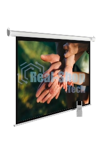 Экран Cactus 280x280 см MotoExpert CS-PSME-280x280-WT 1:1 настенно-потолочный рулонный белый (моторизованный привод)
