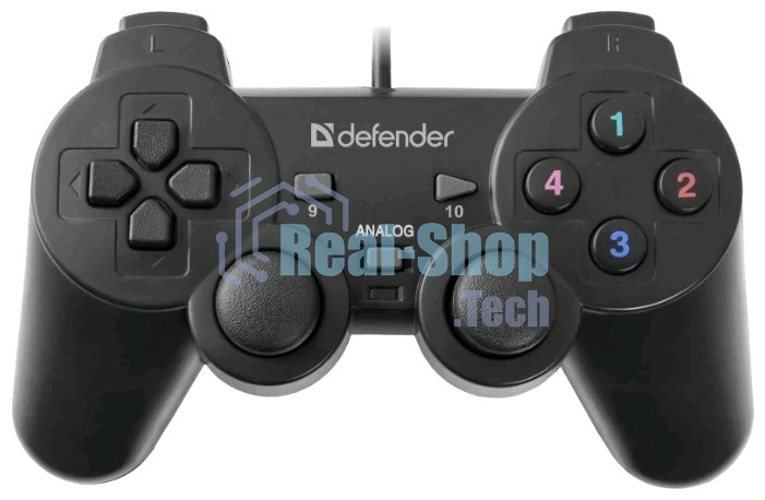 Геймпад Defender Omega USB, Проводной геймпад, 12 кнопок, 2 стика