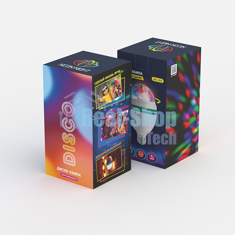 Диско-лампа Neon-night светодиодная e27, 230 В