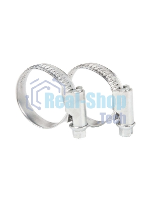 Хомут стальной Rexant червячный 16-27