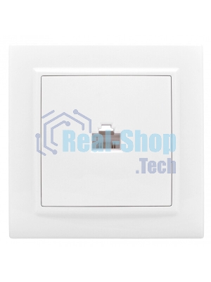 Розетка компьютерная 1-м СП Минск RJ45 бел. Basic EKF ERK01-035-10