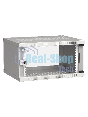 Шкаф ITK LWE3-06U64-GF LINEA WE 6U 600x450 мм дверь стекло серый