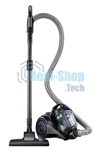 Пылесос Samsung VC15K4136HB/EV черный/синий, 390/1500 Вт, уборка сухая, пылесборник контейнер 1.3 л