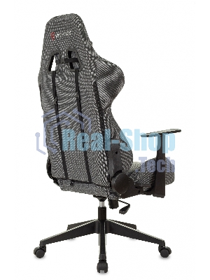 Кресло Zombie Neo 3C1 серый, экокожа, 120 кг, механизм качания