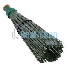 Метла полипропиленовая Сибртех, 140х310 мм, круглая, с фиксирующим ободом, без черенка