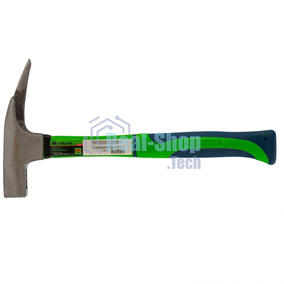 Молоток Сибртех кровельщика, 600 г, фибергласовая обрезиненная рукоятка