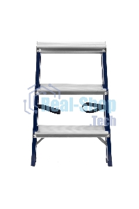 Стремянка двусторонняя Сибртех 3ст стальная