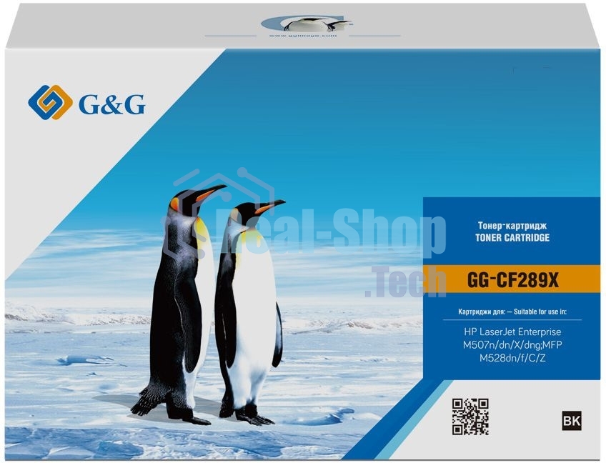 Картридж лазерный G&G GG-CF289X черный (10000стр.) для HP LJ M507/MFP M528