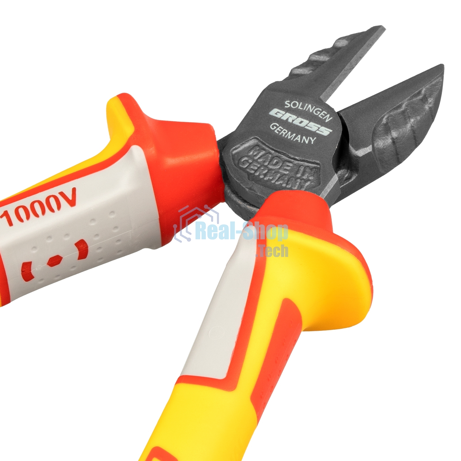 Бокорезы Gross 17582 диэлектрические рукоятки до 1000в трехкомпонентные рукоятки 180 мм