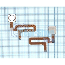 Шлейф со сканером отпечатка пальца для Xiaomi Mi 4S серебристый