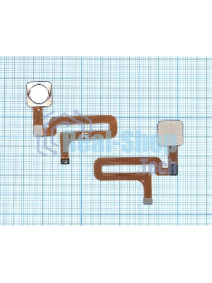 Шлейф со сканером отпечатка пальца для Xiaomi Mi 4S серебристый