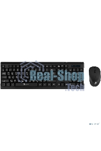 Комплект беспроводной клавиатура + мышь Oklick 230M черный 2.4ГГц Nano Receiver USB