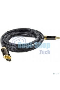 Кабель HDMI 19M/M,ver. 2.1, 8K@60 Hz 2m метал разъемы, нейлоновая оплетка Telecom TCG300-2M