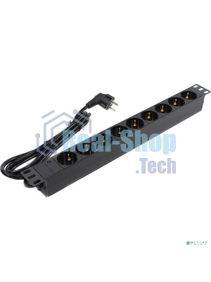 Блок розеток горизонтальный ExeGate ServerPro PDU-19H903 Al-9S-EU2, 19