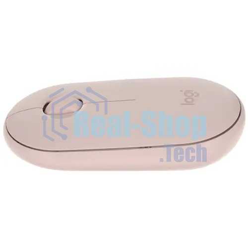 Мышь беспроводная Logitech Pebble M350 розовый, 1000 dpi, радиоканал, Bluetooth, USB, кнопки - 3