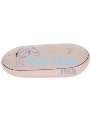 Мышь беспроводная Logitech Pebble M350 розовый, 1000 dpi, радиоканал, Bluetooth, USB, кнопки - 3