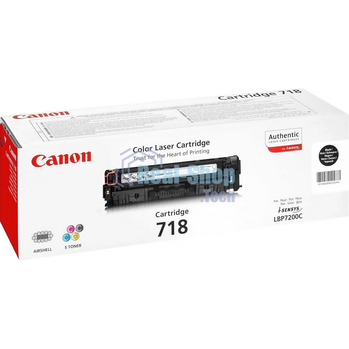 Картридж лазерный Canon Cartridge 718BK (2662B002) черный (3400 стр.) для Canon LBP7200/MF8330/8350