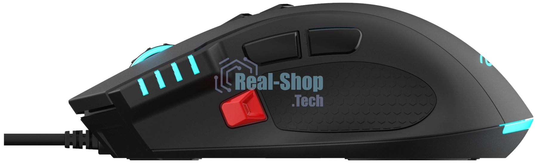 Мышь проводная Acer OMW150 черный, 4800 dpi, USB, кнопки - 8