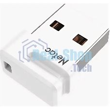 Флешка USB Netac U116 8Gb NT03U116N-008G-20WH, USB 2.0, миниатюрная пластиковая белая