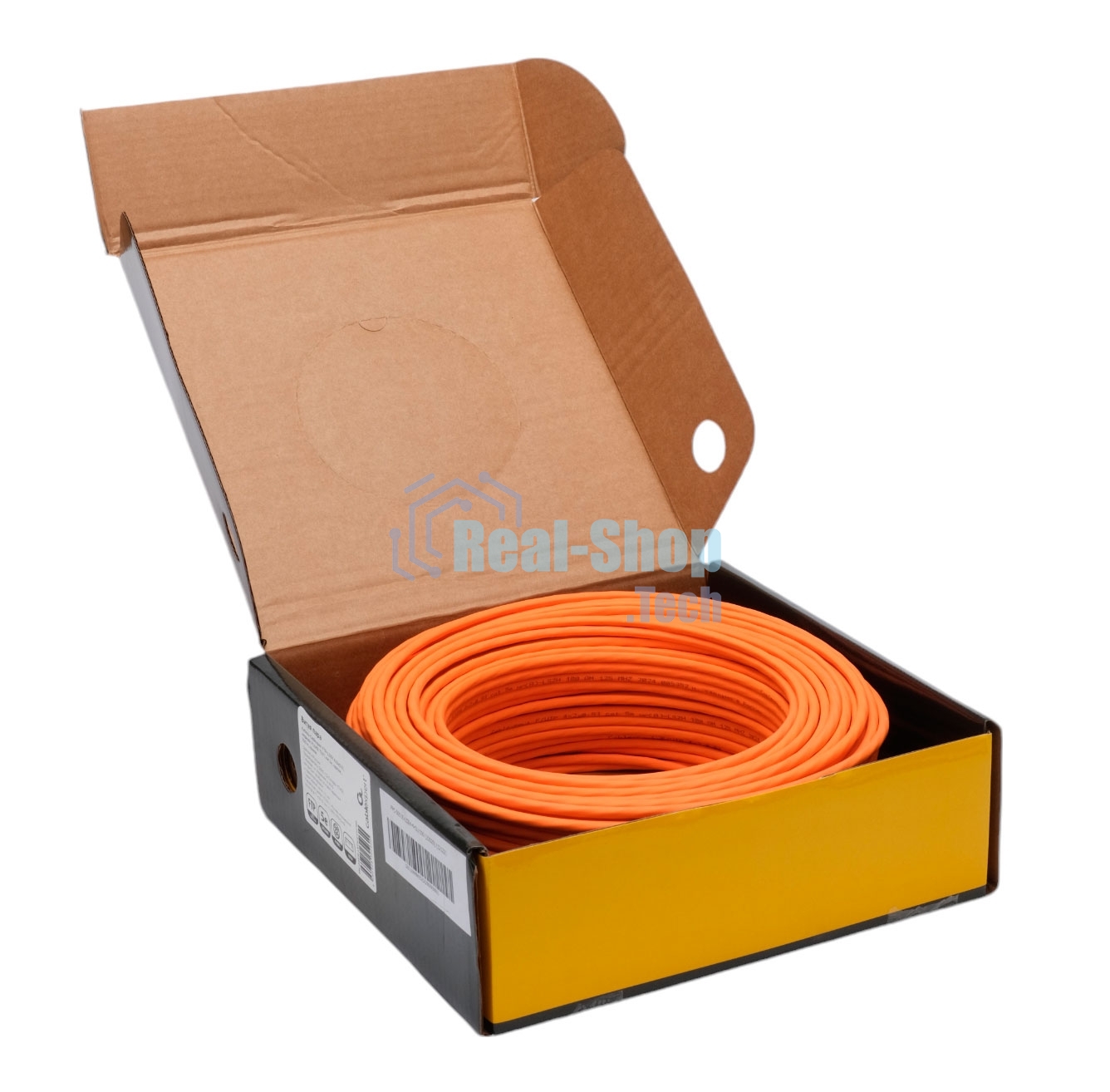 Кабель Cablexpert (RU) FTP-LSZH 4x2x0.51, медный, кат.5e, однож., 100м, box, оранж