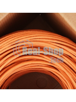 Кабель Cablexpert UPC-5051E-LSZH-4-CU indoor, UTP-LSZH 4x2x0.51, медный, кат.5e, однож., 305м, box, оранжевый