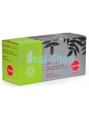 Картридж лазерный Cactus CS-TK560M пурпурный (10000 стр.) для Kyocera FS-C5300 DN type