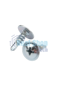 Саморез с прессшайбой Kranz ПШС сверло 4.2х13, короб (200 шт./уп.)