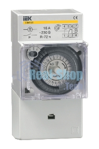 Таймер ТЭМ181 аналоговый 16А 230В на DIN-рейку ИЭК