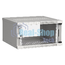 Шкаф ITK LWE3-06U66-GF LINEA WE 6U 600x600 мм дверь стекло серый