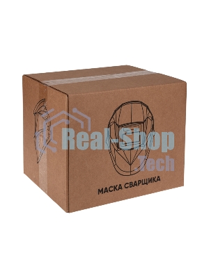 Маска сварщика Kranz с черным минеральным стеклом DIN 9