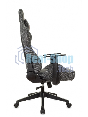 Кресло Zombie Neo 3C1 серый, экокожа, 120 кг, механизм качания