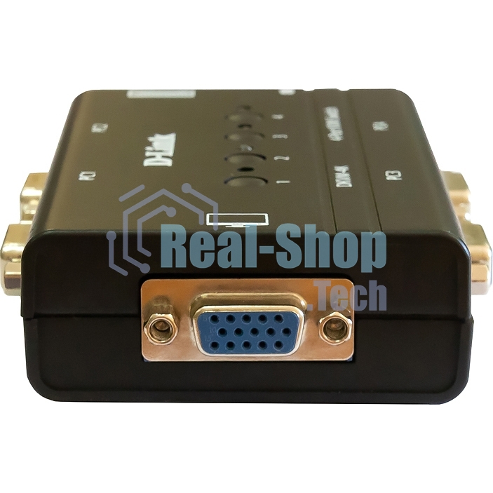 Переключатель KVM D-link DKVM-4K/B3A 4-портовый KVM-переключатель с портами VGA и PS/2