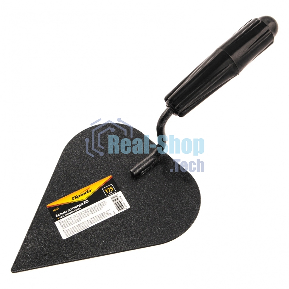 Кельма штукатура Sparta КШ, 175 мм, пластиковая ручка
