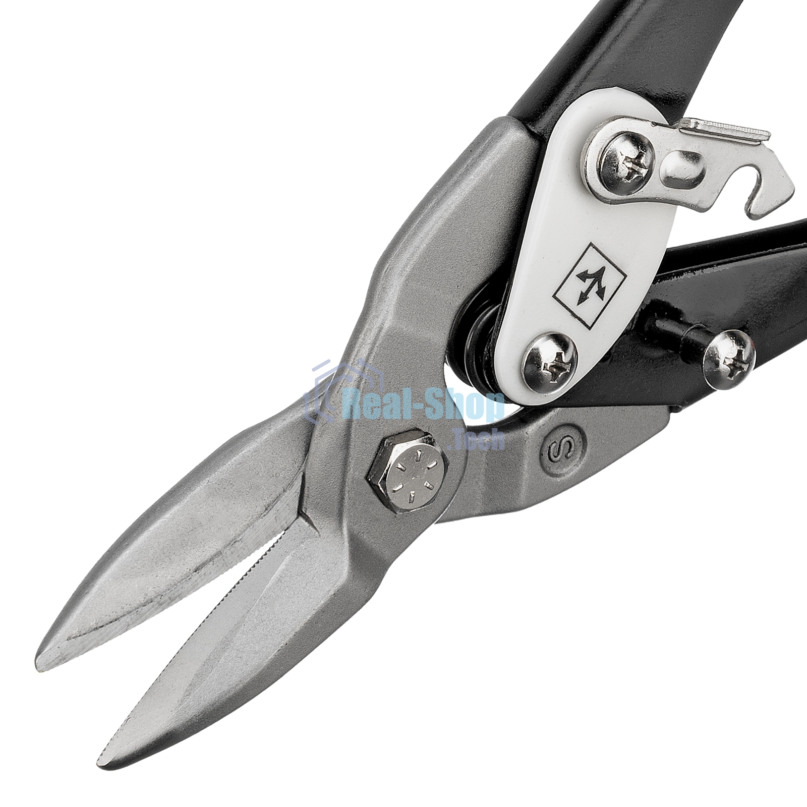 Ножницы Matrix по металлу, 250 мм, прямой рез,сталь CRMO,двухкомпонентные рукоятки, PRO