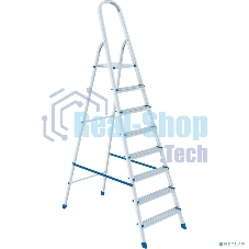 Стремянка Сибртех 8 ступеней, алюминиевая
