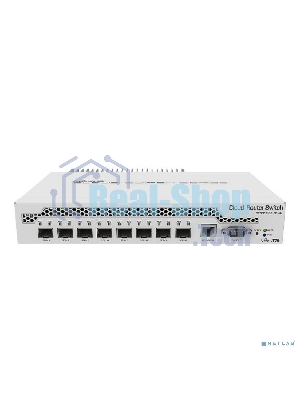 Коммутатор MikroTik CRS309-1G-8S+IN 8 SFP+, dual-core 800MHz CPU, 512MB RAM, POE, RS232 serial port