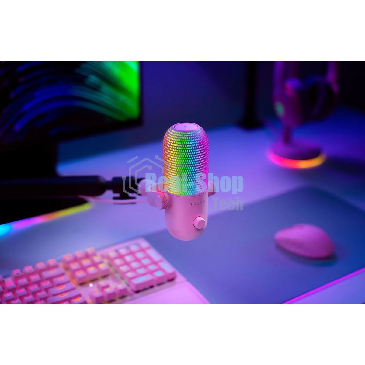 Микрофон Razer Seiren V3 Chroma - Quartz/Razer Seiren V3 Chroma - Quartz