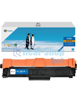 Картридж лазерный G&G, аналог Brother TN-217C синий 2.3k