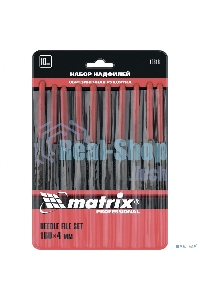 Набор надфилей Matrix 160 х 4мм 10шт обрезиненные рукоятки