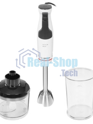 Блендер погружной Bosch MSM4W220 белый, 600 Вт, плавная регулировка, турбо